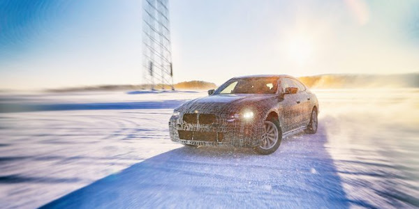 BMW i4 in winter tests before mass production