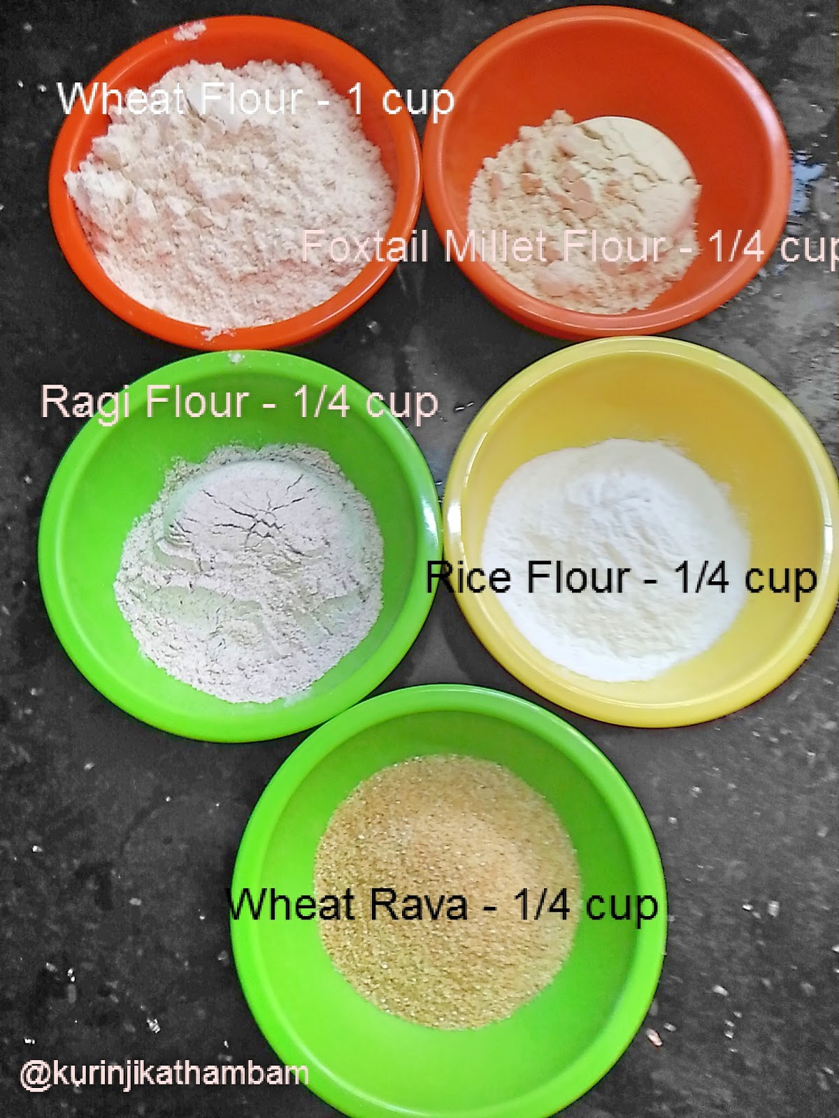Multi Millet Flour Dosa Kurinji Kathambam