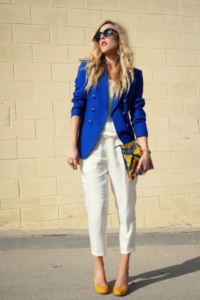 Fashion Studio Magazine: STYLING IDEAS: Blue blazer