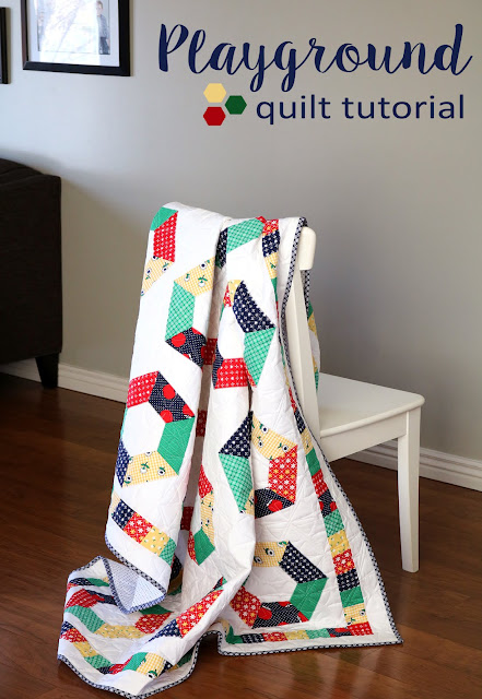 Playground Quilt Tutorial by Andy of A Bright Corner