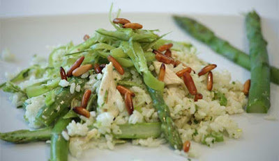Poached Chicken & Rice Salad