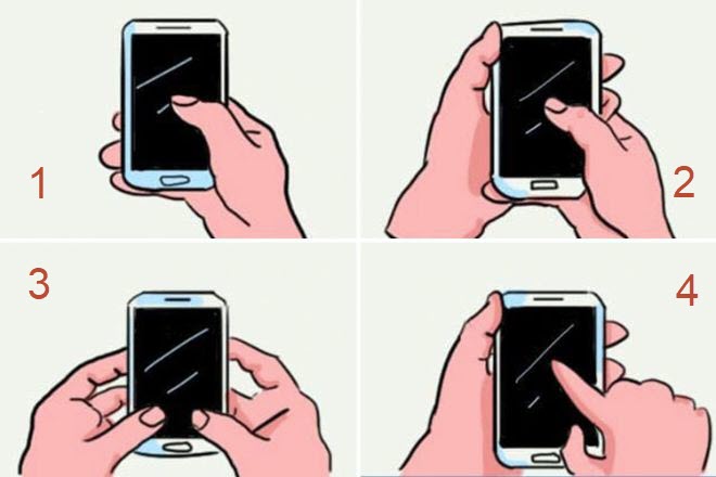 Tính cách mỗi người thể hiện ra sao khi cầm điện thoại?