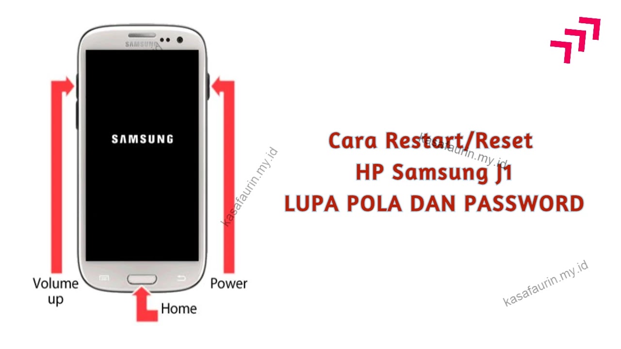 Cara Restart HP Samsung J1 LUPA POLA DAN PASSWORD