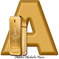 1 MILLION PACO RABANNE PERFUME ALPHABET