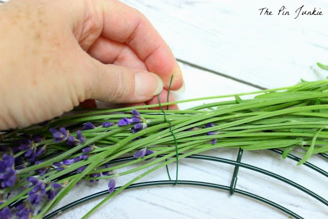 How To Make A Lavender Wreath