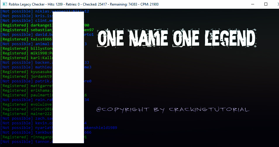 Cracking Forum Hq Combolist Cracking Tools Private Tutorials Roblox Legacy Checker Proxyless Checker Reg Checker High Cpm 21 April 2020 - roblox account checker cracker