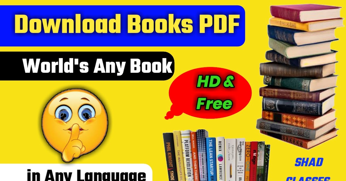 How to download any book free pdf | how to download a free book pdf