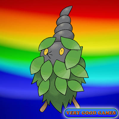 Burmy in Plant Cloak Pokemon - creatures of the fourth Generation, Gen IV in the mobile game Pokemon Go