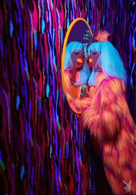 Playboy Viceland Black Light UV Neon Seven Deadly Sins Shoot Editorial