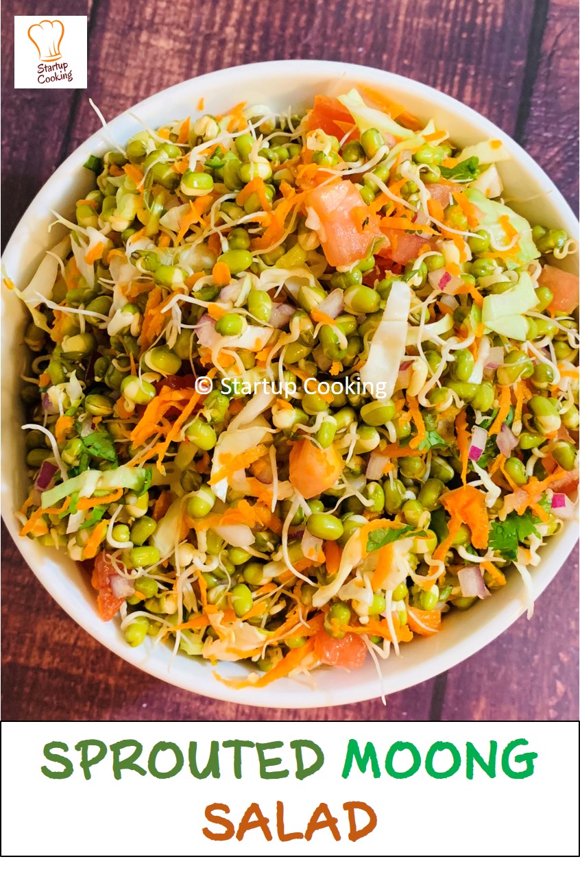 Sprouted whole green gram Salad Recipe Healthy Sprout Salad Salad