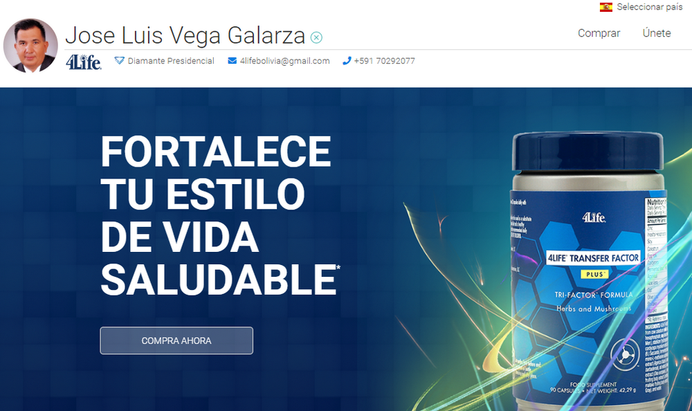 4Life España La Compañía del Factor de Transferencia