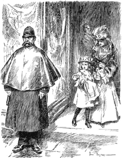 Констебль в пелерине "Панч", 1908