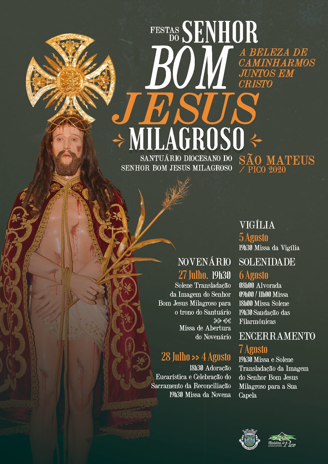 Cais do Pico Festas do Senhor Bom Jesus Milagroso 2020