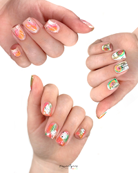 abstract nail easy summer fun sweetpeas designs very todays excited filled hello welcome super its am