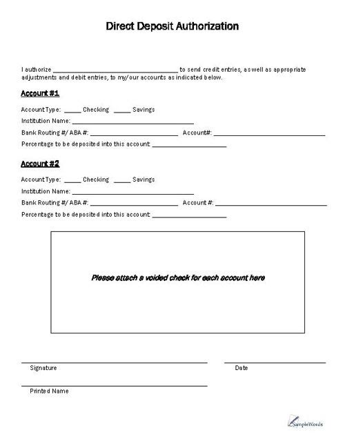 Bank Letter For Direct Deposit Thankyou Letter