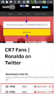 download video twitter menggunakan savedeo.com