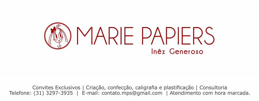 Marie Papiers  |  Convites Exclusivos