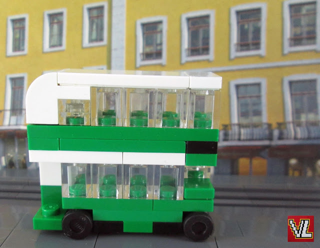 MOC LEGO autocarro da Carris em micro escala