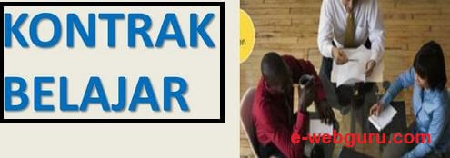 Contoh Kontrak Belajar Daring Online Dan Tatap Muka Elearning Web Guru