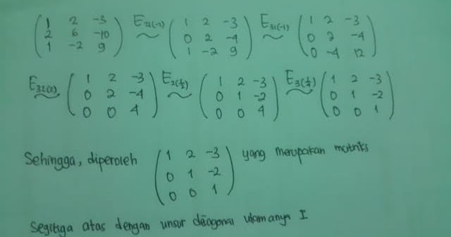Operasi Kolom Elementer Matriks