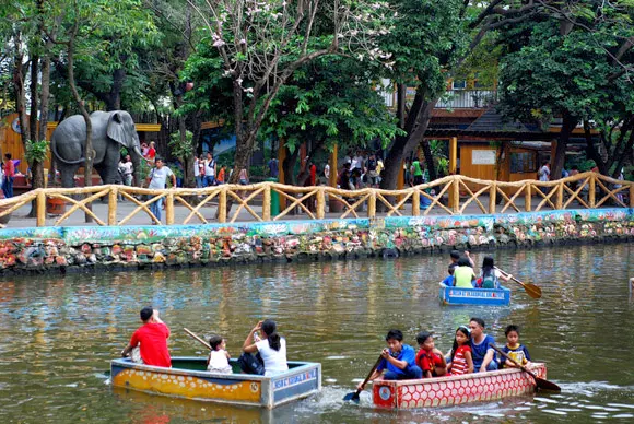 Boating at Manila Zoo