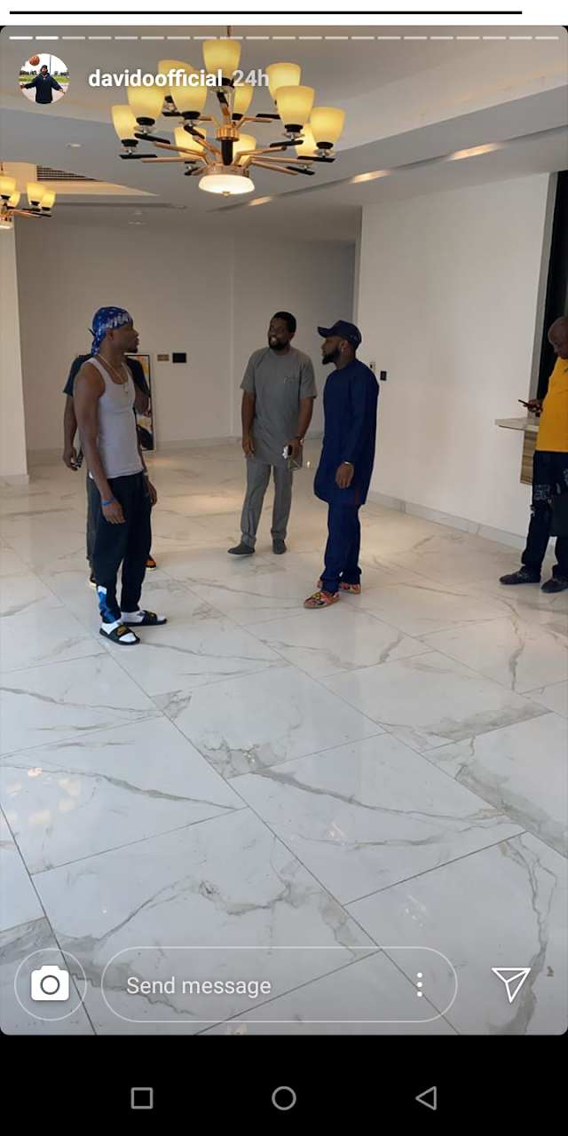 OBO Davido,  announce moving to his new mantion in Banana Island Lagos.