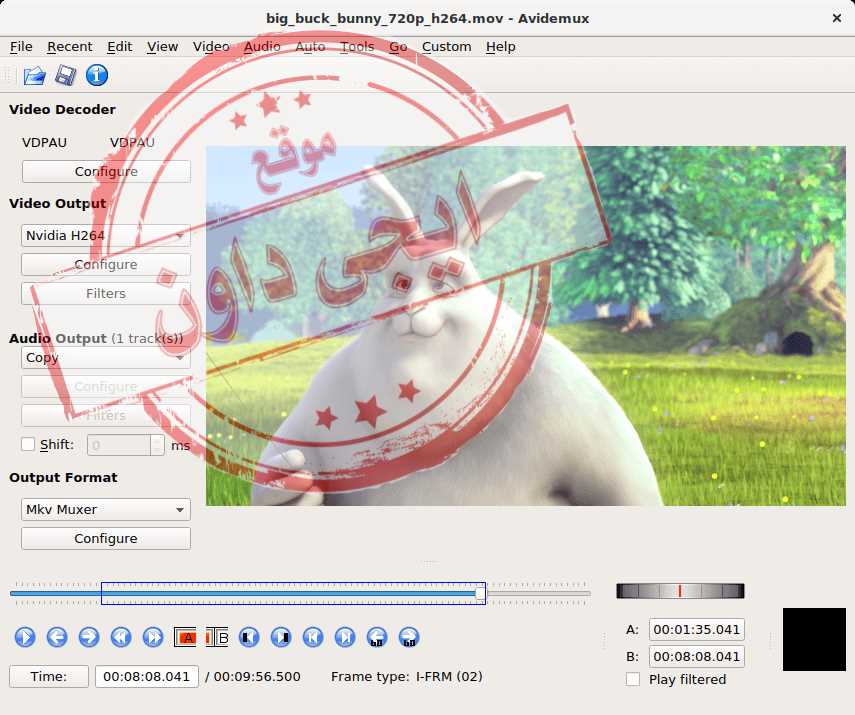 avidemux editing software