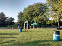 Course des lumières MEC arche de départ d'arrivée parc Maisonneuve