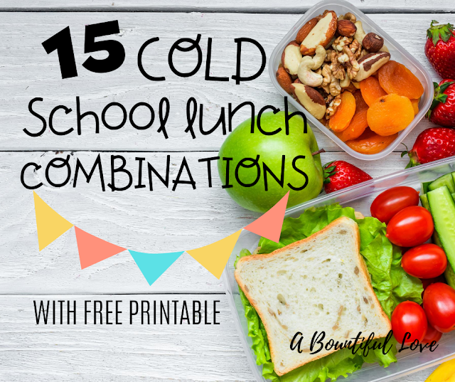 15 Back to School Easy Lunch Ideas - A Bountiful Love