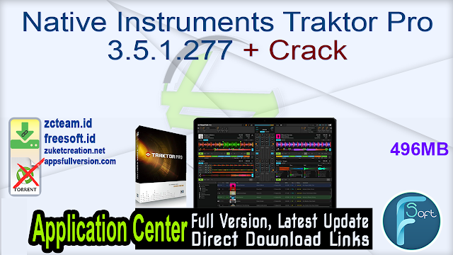 Native Instruments Traktor Pro 3.5.1.277 + Crack_ ZcTeam.id
