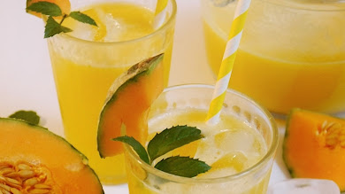 Cantaloupe Melon Lemonade
