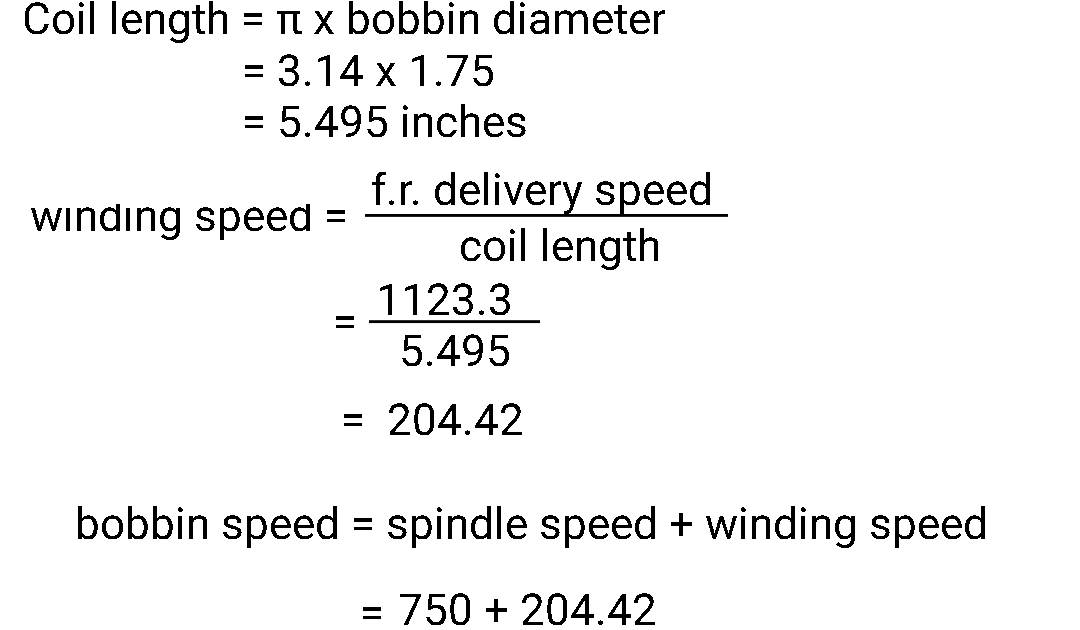 Textile Adviser SOME NUMERICAL SPINNING AND WEAVING CALCULATIONS(2)