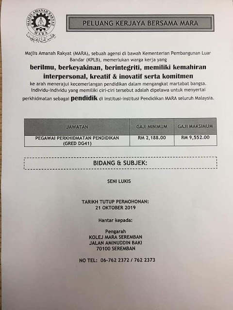 Jawatan Kosong Pensyarah Di Kolej Mara Jobcari Com Jawatan Kosong Terkini