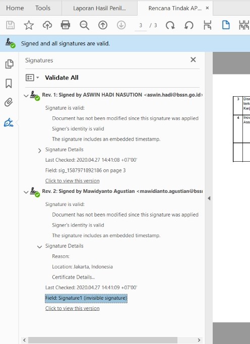 Tanda Tangan Elektronik 2020