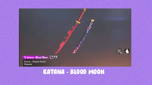 7 Skin Katana Terbaik di FF - Skin Katan Blood Moon Free Fire