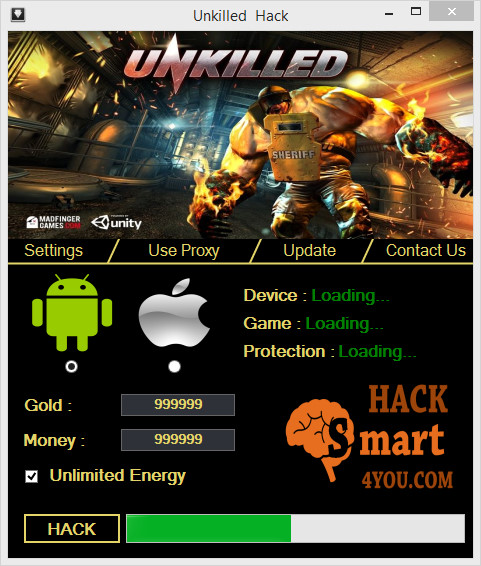 unkilled cheats for android