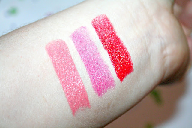 Lancome 3 L'Absolute Rouge Lipsticks