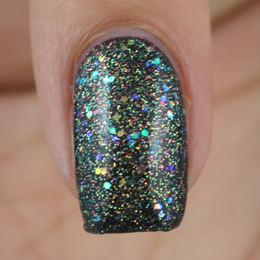 Butter London Tart With A Heart (over The Black Knight) swatched by Olivia Jade Nails