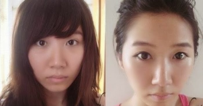 Японцы до и после макияжа thumbnail