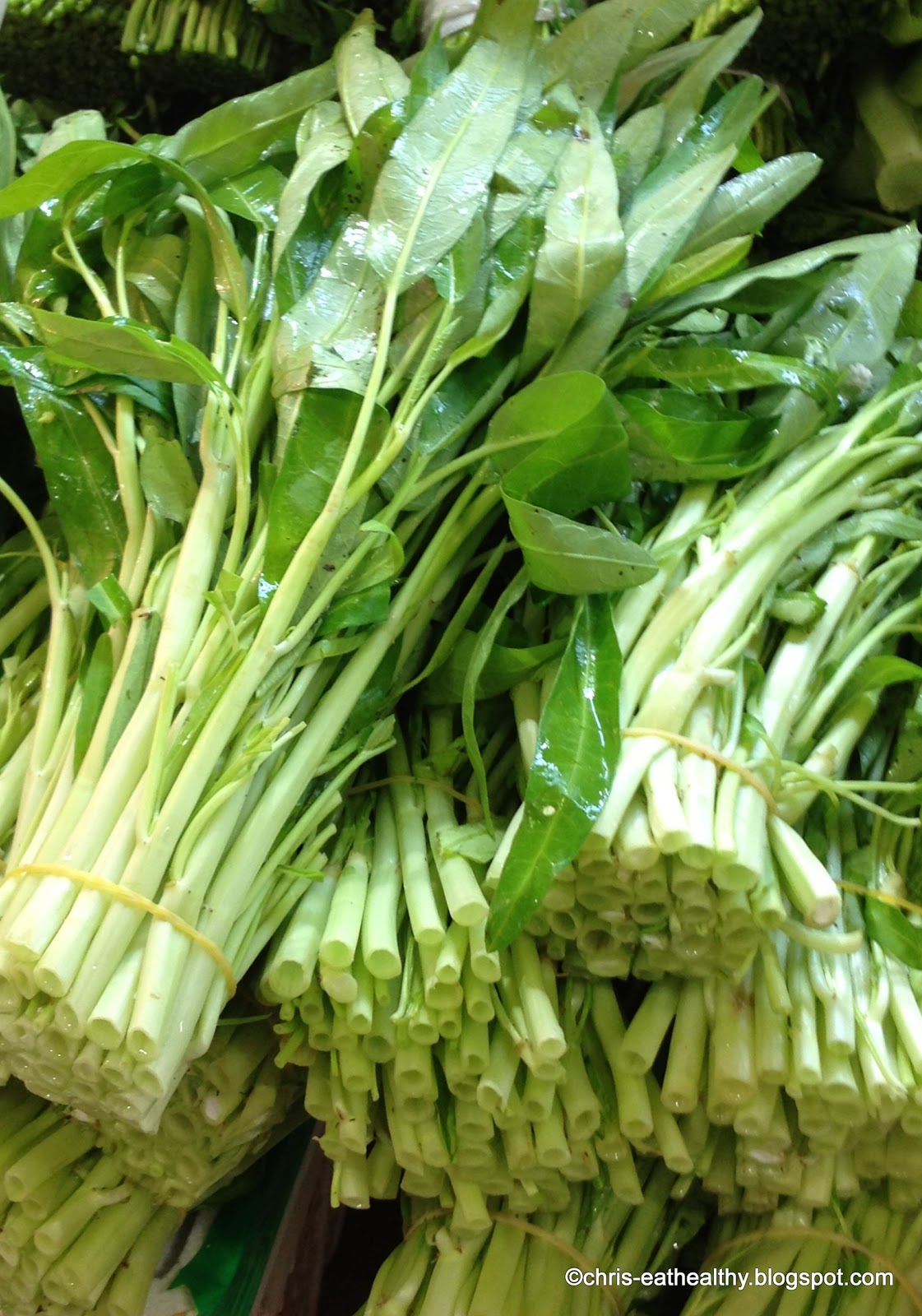 chriseathealthy Water spinach / Ongchoi 蕹菜 + recipe
