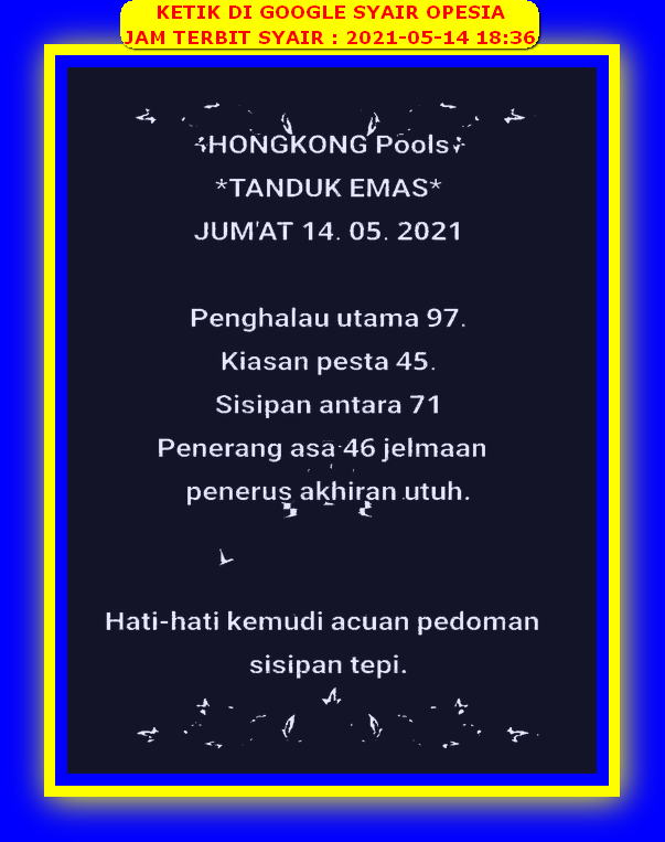 PREDIKSI HK MALAM INI