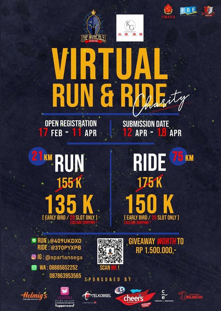 🔍 Spartan X - Charity Virtual Run & Ride • 2021 Spartan X - Charity Virtual Run & Ride • 2021