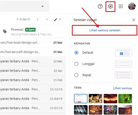 Cara mengubah nama email gmail