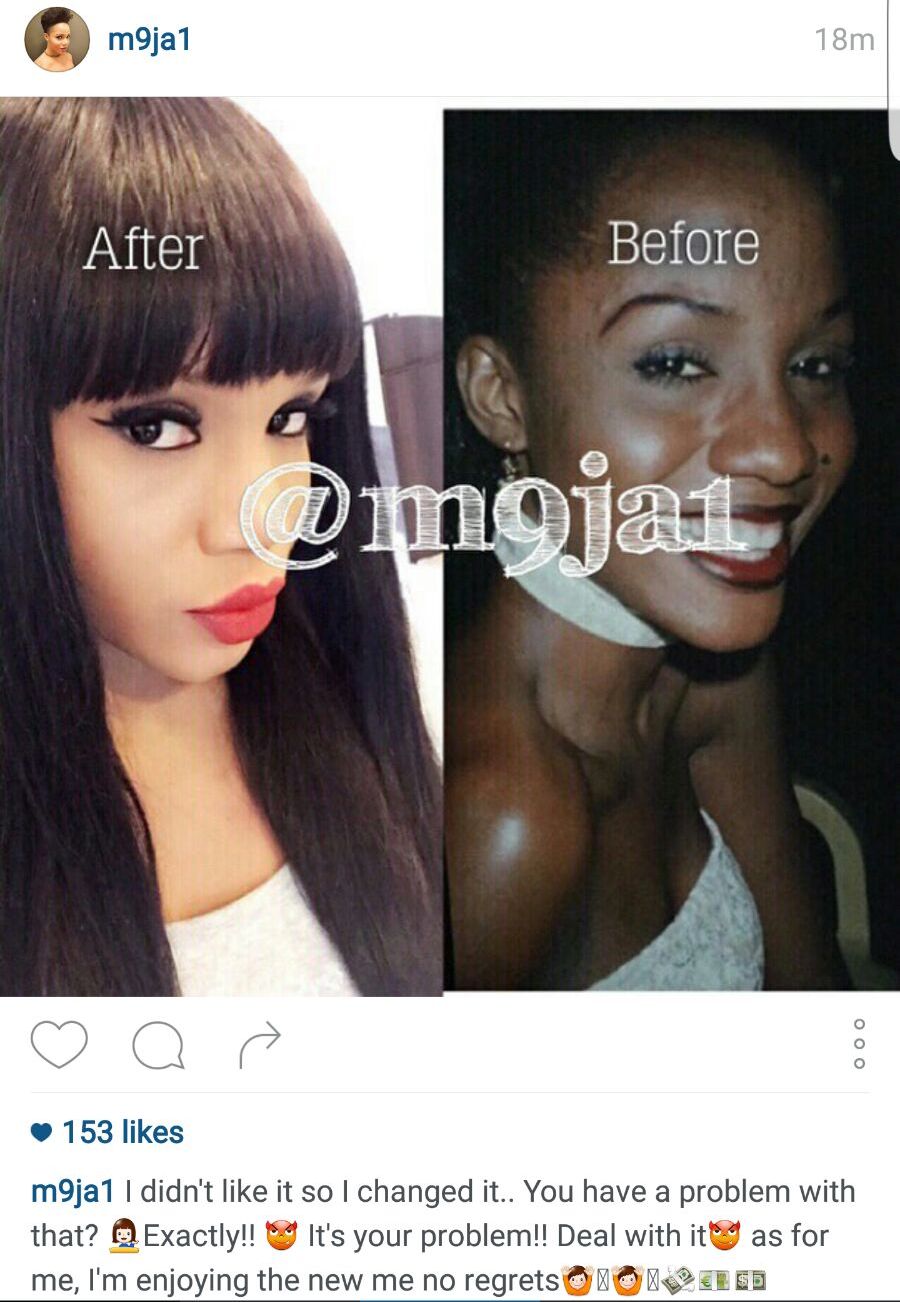 Maheeda shares before and after bleaching photos of herself