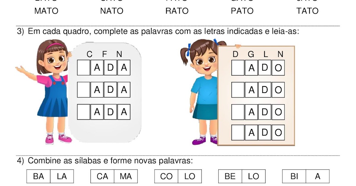 ATIVIDADES PARA EDUCADORES Mudando consoantes para formar outra palavra ATIVIDADES PARA EDUCADORES Mudando consoantes para formar outra palavra