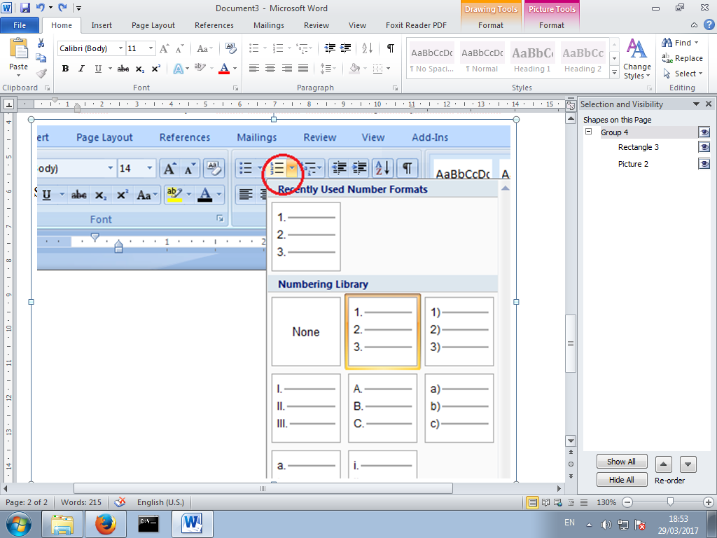 Cara Membuat Bullet dan Numbering di Microsoft Office Word