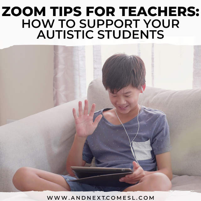 Zoom tips and tricks for teachers who work with autistic children