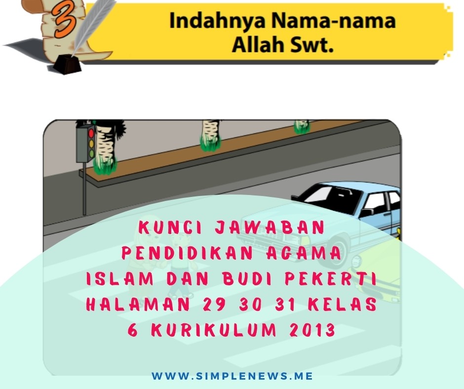 Lengkap Kunci Jawaban Pendidikan Agama Islam Dan Budi Pekerti Halaman 29 30 31 Kelas 6 Kurikulum 2013 Simple News Kunci Jawaban Lengkap Terbaru