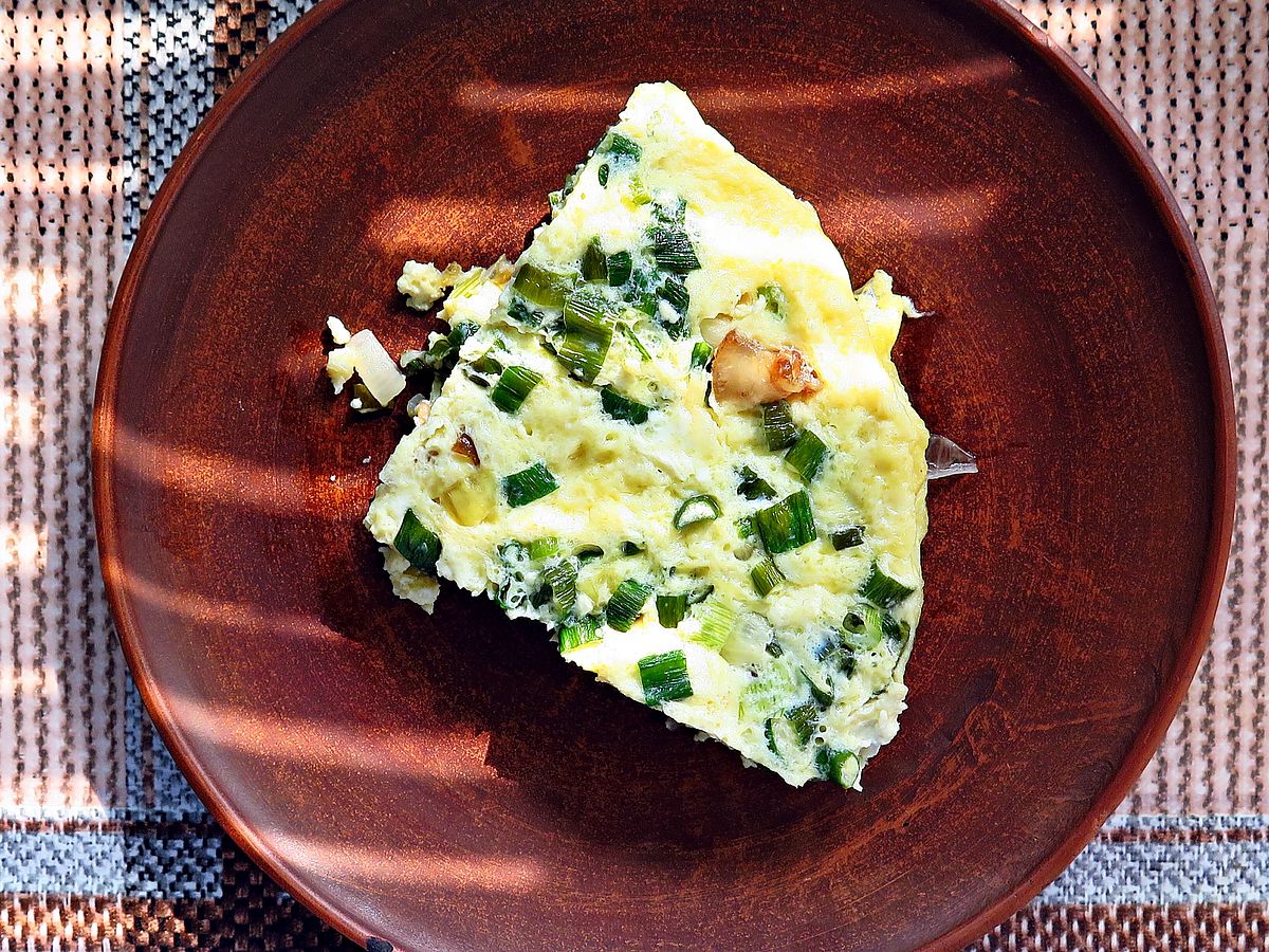 омлет творог и яйцо