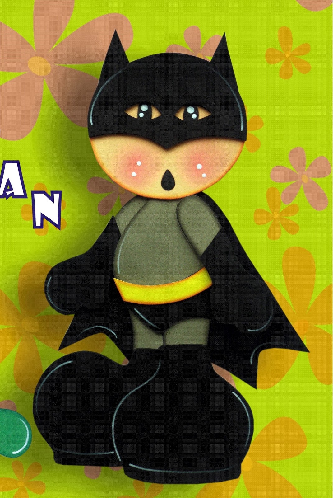 Manualidades en Foami Miss Dorita: Batman